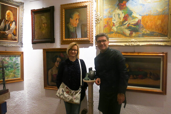 In der Galerie Rotenberg-Uzunov, Bukarest